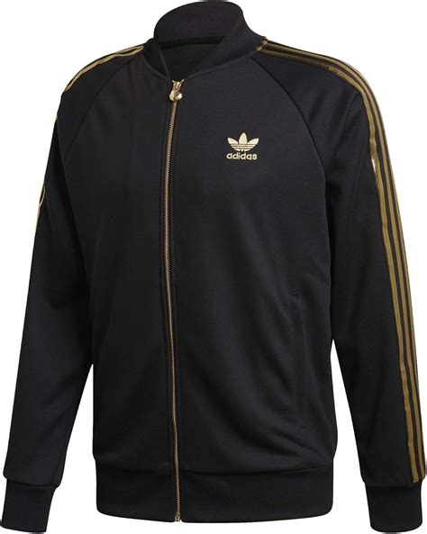 adidas jacke schwarz gold|Amazon.com: Adidas Jacket Black Gold.